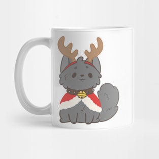 Christmas raindeer kitty Mug